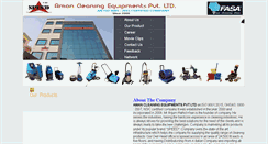 Desktop Screenshot of amancleaningequipments.com