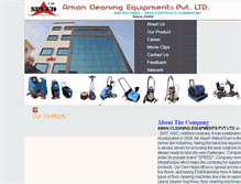 Tablet Screenshot of amancleaningequipments.com